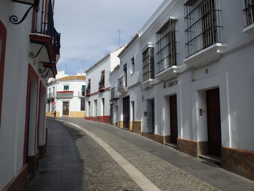 Typical White Plaster Street Views.